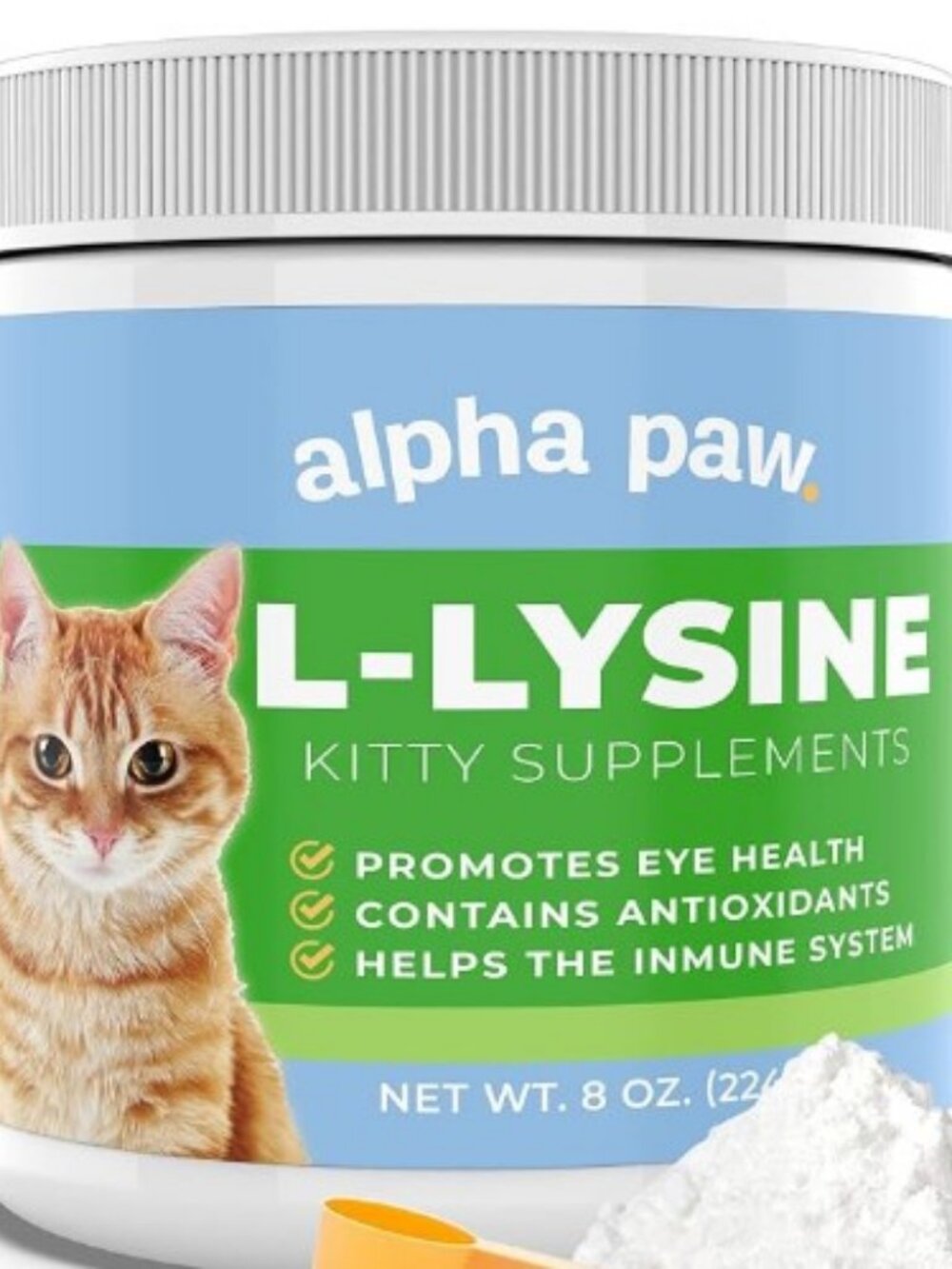 Alph Paw L-Lysine Cat Supplement for Immune System, Eye Health